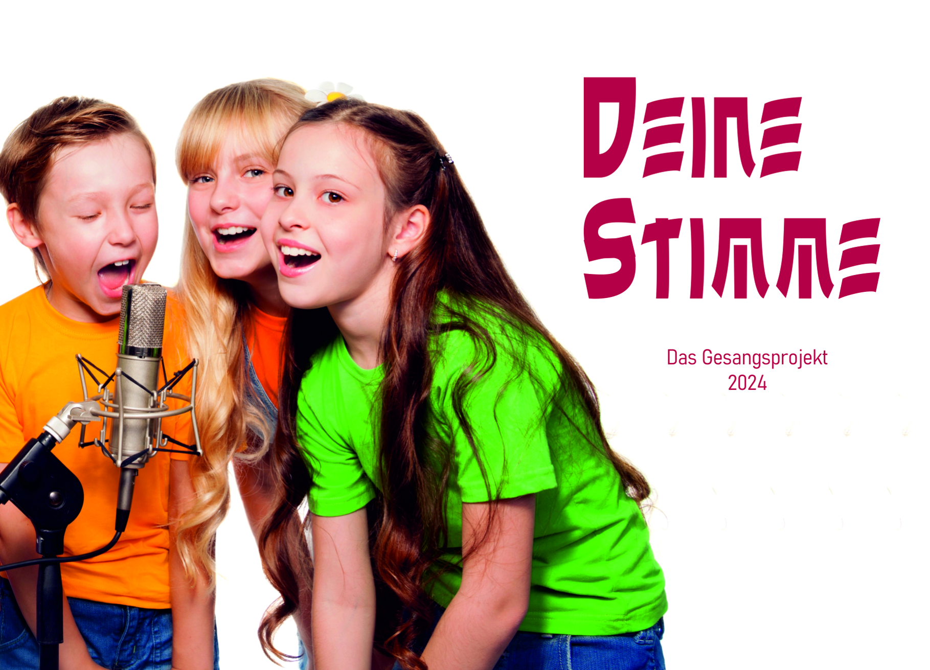 A6 Flyer Deine Stimme 2024 front