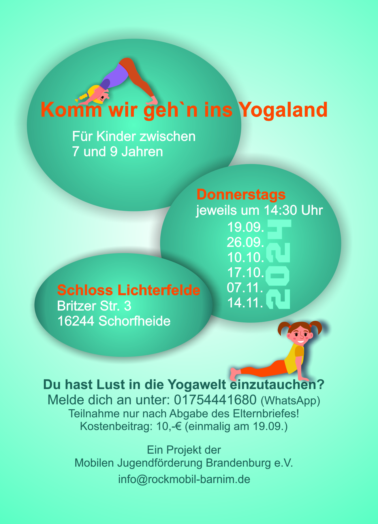 Kids Yoga 2024 back